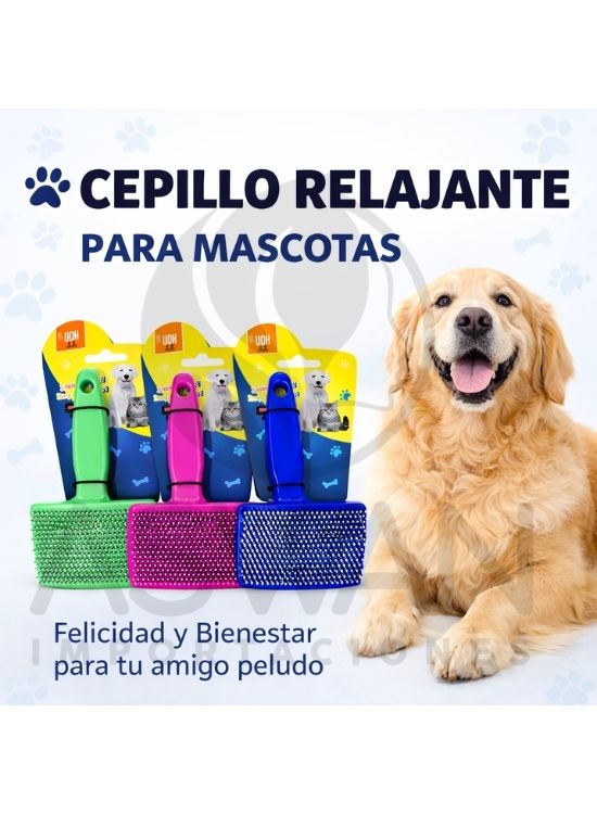 UN CEPILLO RELAJANTE PARA MASCOTAS (GRANDE) - 3