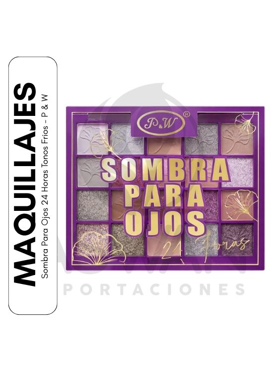 SOMBRA PARA OJOS 24 HORAS TONOS FRIOS - P Y W - 1