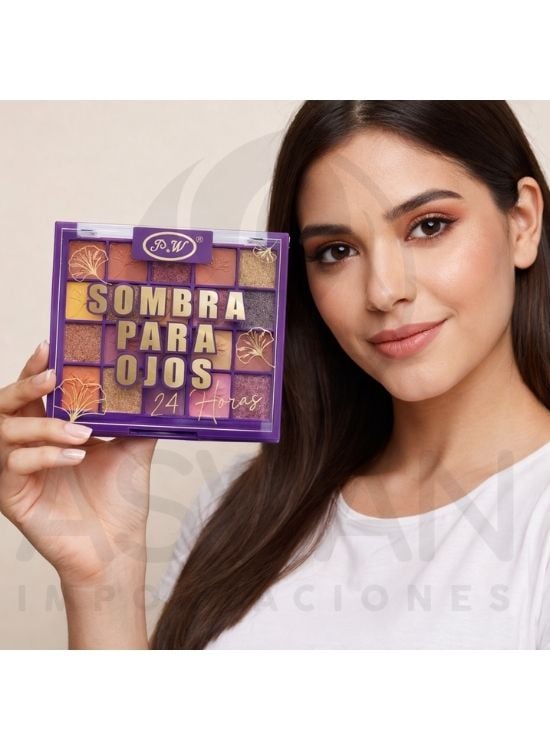 SOMBRA PARA OJOS 24 HORAS TONOS CALIDO - P Y W - 3