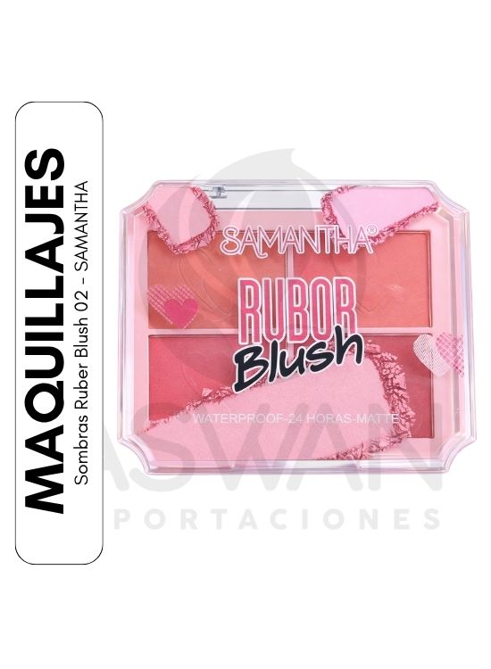 SOMBRAS RUBER BLUSH 02 - SAMANTHA - 1