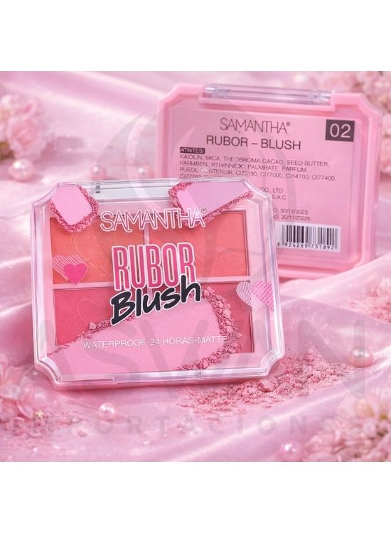 SOMBRAS RUBER BLUSH 02 - SAMANTHA - 2