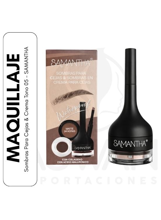 SOMBRAS PARA CEJAS Y CREMA TONO 05 - SAMANTHA - 1