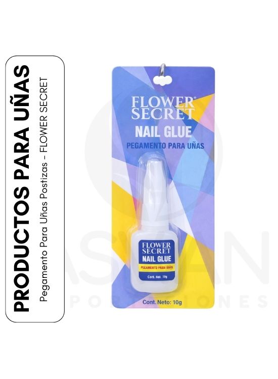 PEGAMENTO PARA UÑAS POSTIZAS - FLOWER SECRET - 1