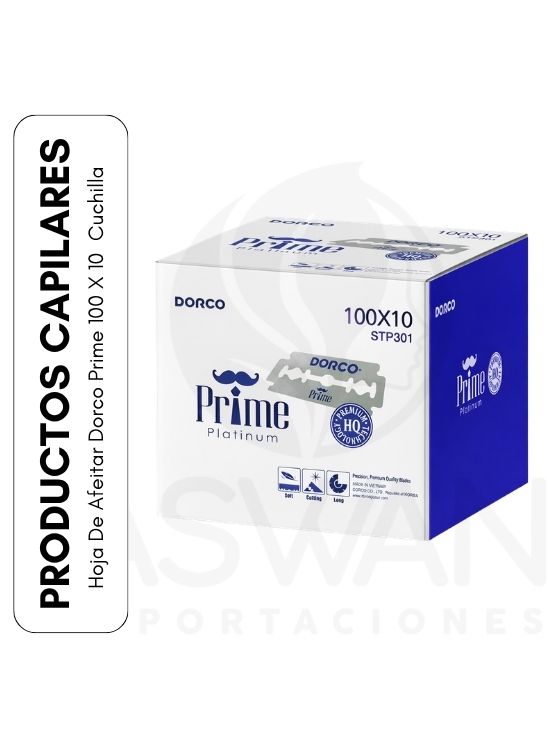 HOJA DE AFEITAR DORCO PRIME 100 X 10 CUCHILLA - 1