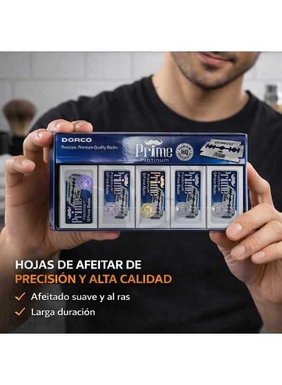 HOJA DE AFEITAR DORCO PRIME 100 CUCHILLA - 3