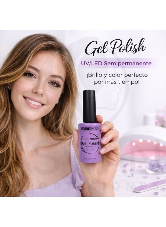 ESMALTE EN GEL TONO 04 - CHERIMOYA - 3