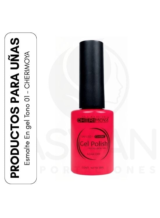 ESMALTE EN GEL TONO 01 - CHERIMOYA - 1