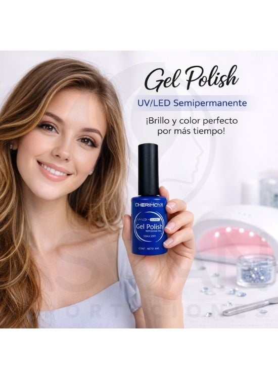 ESMALTE EN GEL TONO 03 - CHERIMOYA - 3
