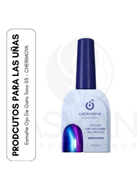 ESMALTE OJO DE GATO TONO 03 - CHERIMOYA - 1
