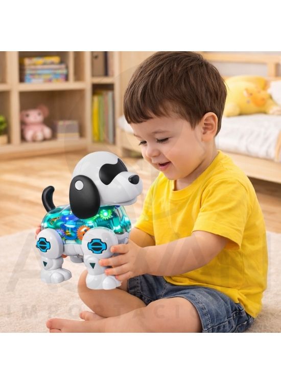 JUGUETE PERRO ROBOT CAMINADOR LUCES - 3
