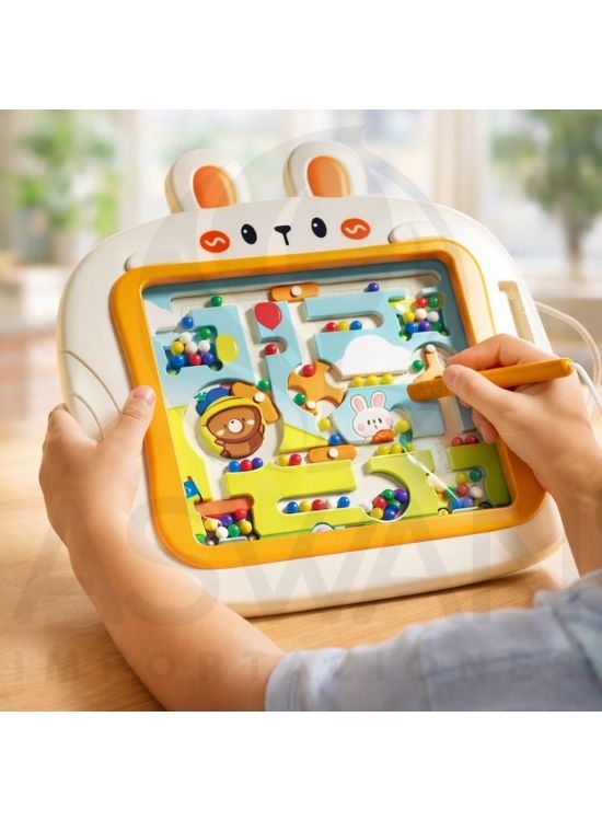 JUEGO TABLERO MAGNÉTICO LABERINTO CONEJO - 3