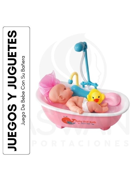 JUEGO DE BEBE CON SU BAÑERA - 1