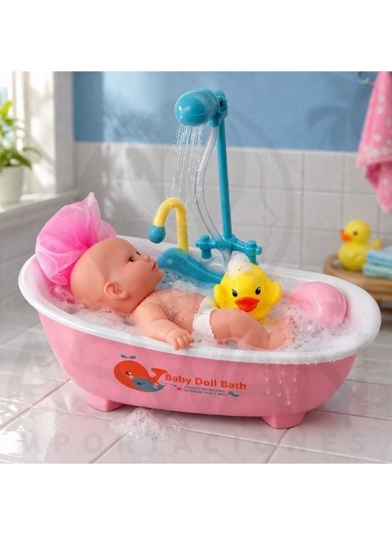 JUEGO DE BEBE CON SU BAÑERA - 2