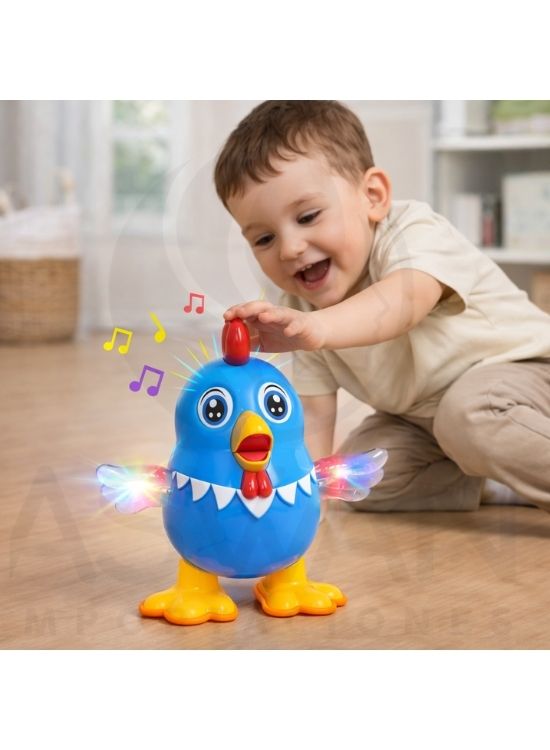 JUGUETE GALLINA BAILARINA MUSICAL LUCES - 3