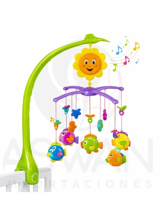 JUEGO MÓVIL CUNA GIRASOL PARA BEBES - 2