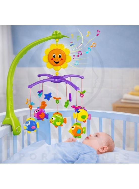 JUEGO MÓVIL CUNA GIRASOL PARA BEBES - 3