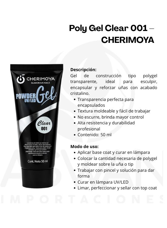 POLY GEL CLEAR 001 – CHERIMOYA - 2