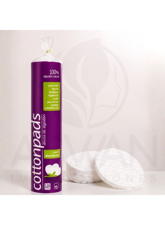 DISCOS DE ALGODÓN COTTONPADS 120 UND - 2