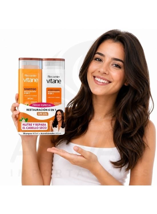 PACK SHAMPOO Y ACONDIC. 6 EN 1 400 ML - VITANE - 3
