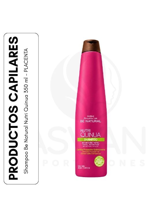 SHAMPOO BE NATURAL NUTRI QUINUA 350 ML - PLACENTA - 1