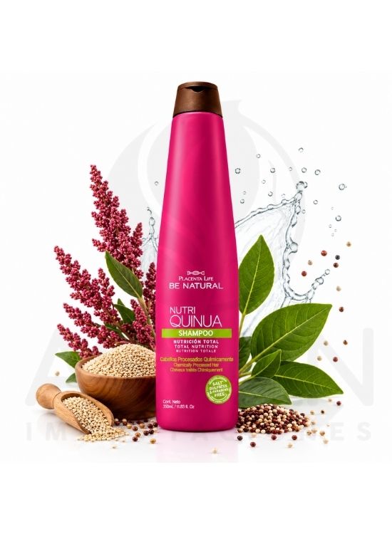 SHAMPOO BE NATURAL NUTRI QUINUA 350 ML - PLACENTA - 2