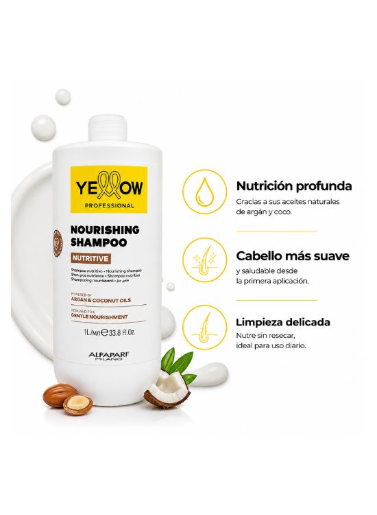 YELLOW SHAMPOO NUTRITIVE 1 LT - ALFAPARF - 2