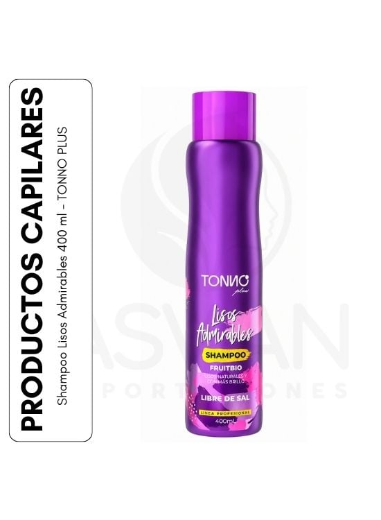 SHAMPOO LISOS ADMIRABLES 400 ML - TONNO PLUS - 1