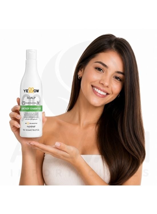 YELLOW SHAMPOO SCALP ENERGY 500ML - ALFAPARF - 3