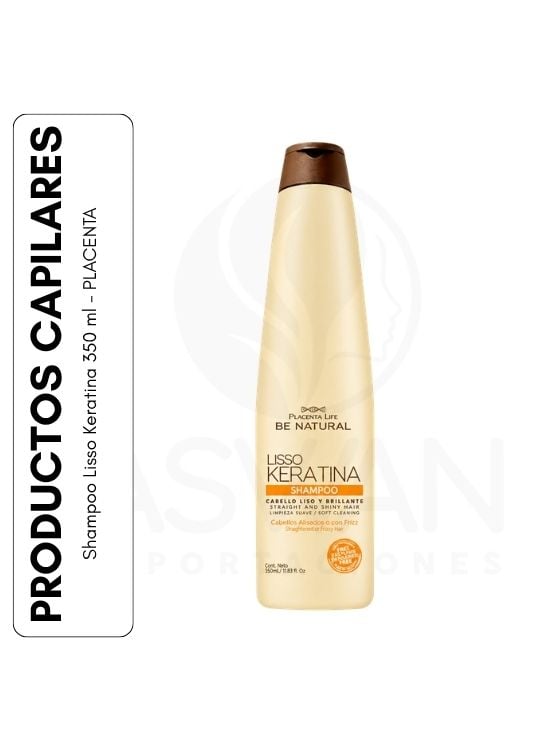 SHAMPOO LISSO KERATINA 350 ML - PLACENTA - 1