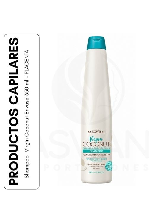 SHAMPOO  VIRGIN COCONUT ENVASE 350 ML - PLACENTA - 1