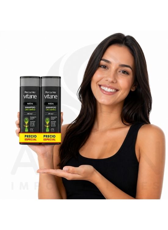 PACK SHAMPOO MEN USO DIARIO 400 ML - VITANE - 3