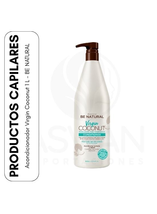 ACONDICIONADOR VIRGIN COCONUT 1 L - BE NATURAL - 1