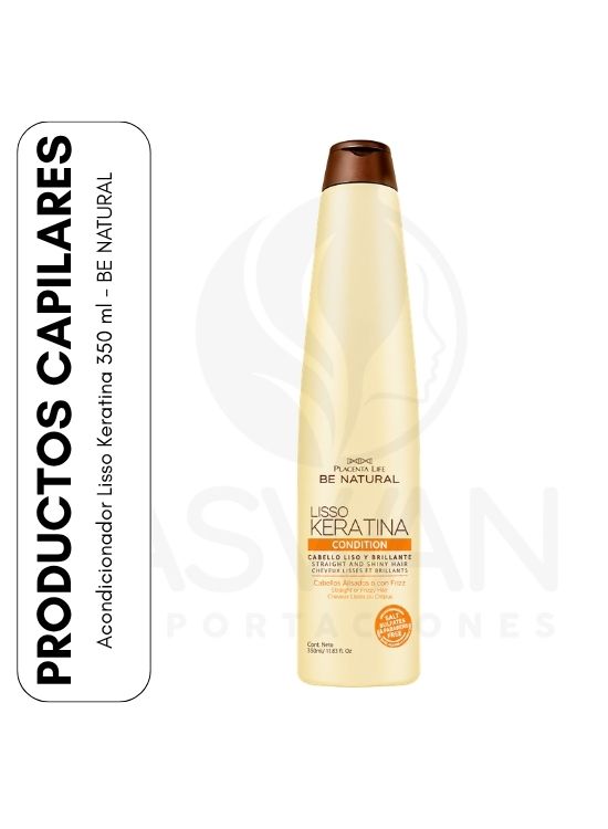 ACONDICIONADOR LISSO KERATINA 350 ML - BE NATURAL - 1