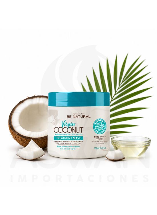 MASCARILLA VIRGIN COCONUT 350 GR - BE NATURAL - 2