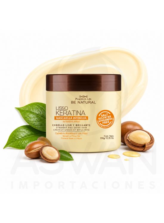 MASCARILLA LISSO KERATINA 350 GR -  BE NATURAL - 2
