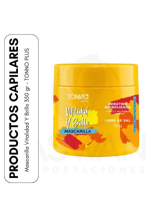 MASCARILLA VITALIDAD Y BRILLO 350 GR - TONNO PLUS - 1