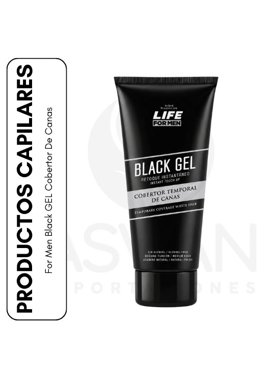FOR MEN BLACK GEL COBERTOR DE CANAS - 1
