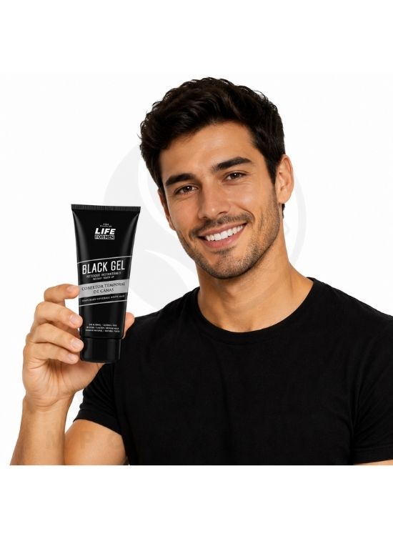 FOR MEN BLACK GEL COBERTOR DE CANAS - 3