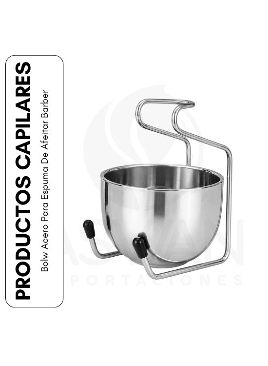 BOLW ACERO PARA ESPUMA DE AFEITAR BARBER - 1