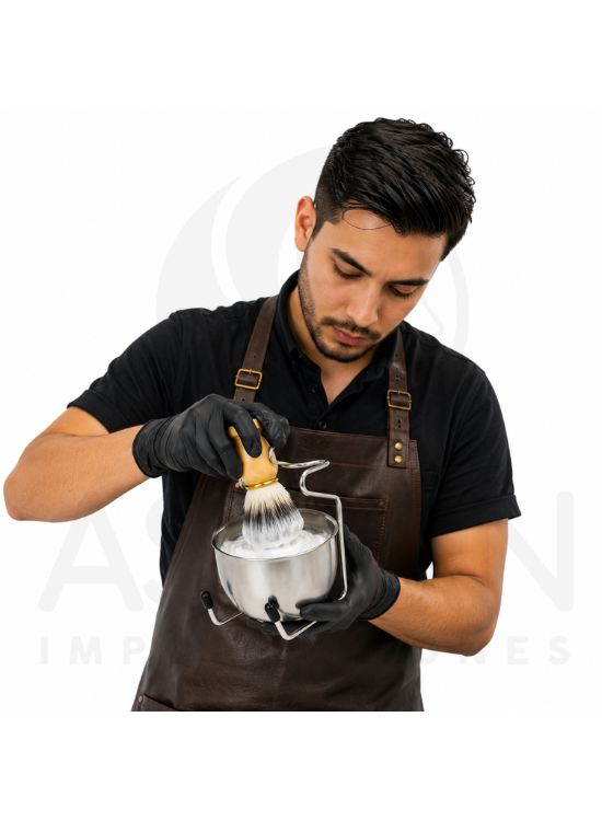 BOLW ACERO PARA ESPUMA DE AFEITAR BARBER - 3
