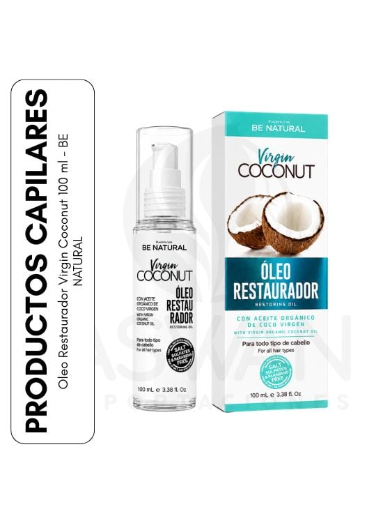 OLEO RESTAURADOR VIRGIN COCONUT 100 ML - BE NATURAL - 1