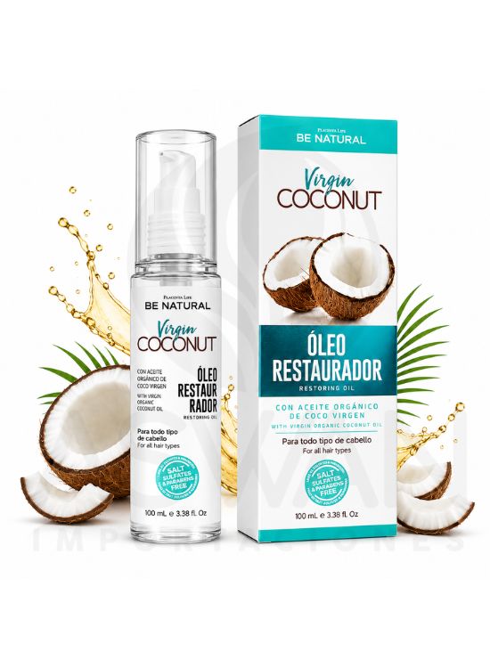 OLEO RESTAURADOR VIRGIN COCONUT 100 ML - BE NATURAL - 2