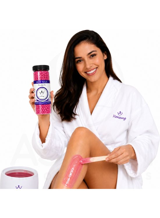 CERA GRANULADA DEPILADORA ROSADO 400 GR - 3