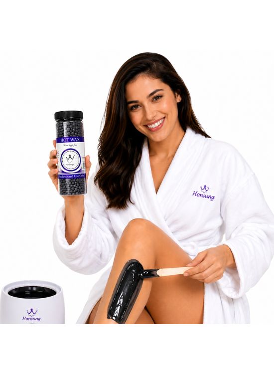 CERA GRANULADA DEPILADORA NEGRO 400 GR - 3
