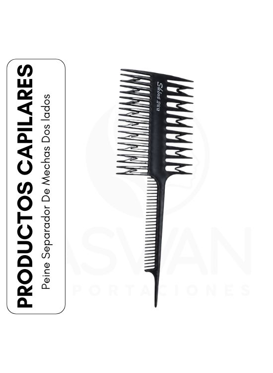 PEINE SEPARADOR DE MECHAS DOS LADOS - 1