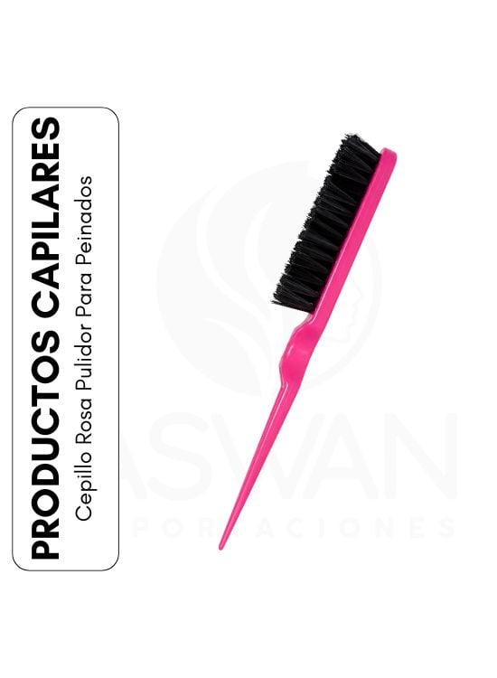 CEPILLO ROSA PULIDOR PARA PEINADOS - 1