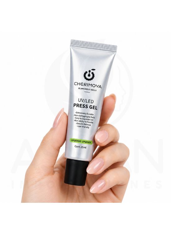 GEL SOLIDO PROFESIONAL UÑAS 15 ML - CHERIMOYA - 3