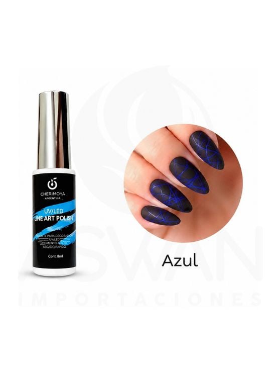 ESMALTE DE UÑAS ART POLISH AZUL - CHERIMOYA - 2