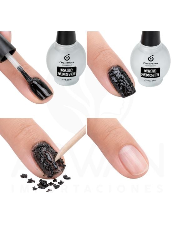 REMOVEDOR MÁGICO DE ESMALTE 15 ML - CHERIMOYA - 3