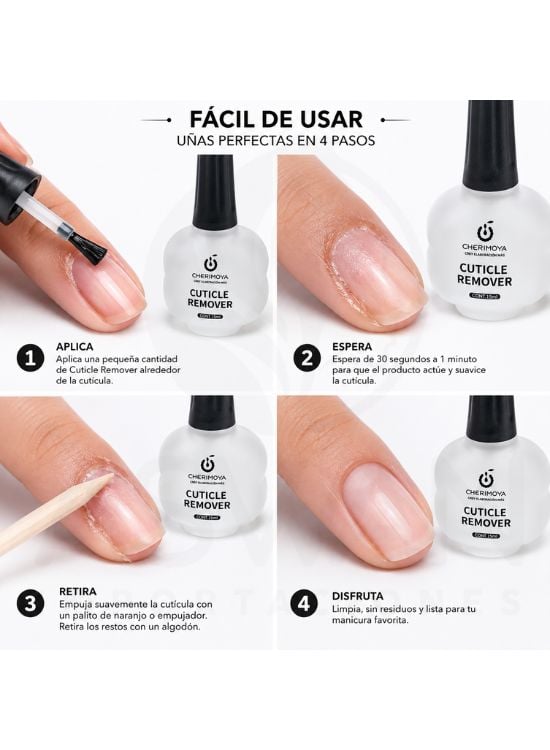 REMOVEDOR DE CUTÍCULAS 15 ML - CHERIMOYA - 3